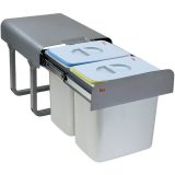 Teka ECO EASY 45 30 L 2 basket(s) Galvanized steel Grey