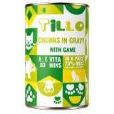 TILLO Chunks in gravy Game - wet dog food - 1250g