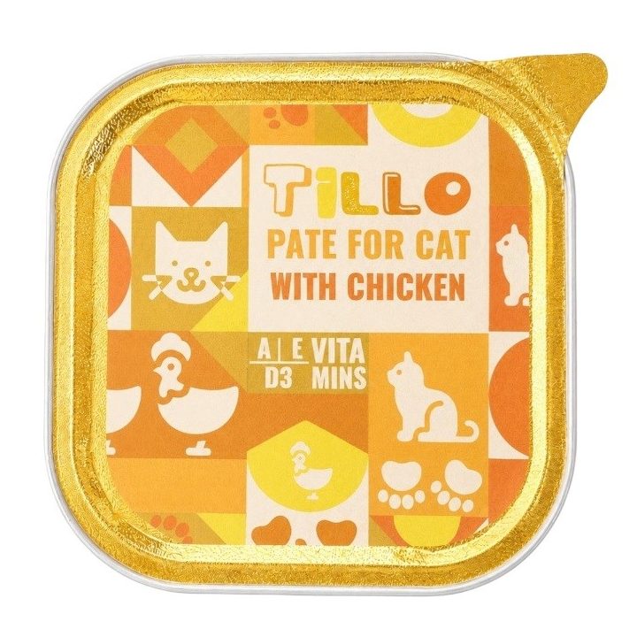 TILLO Pate Chicken - wet cat food - 100g