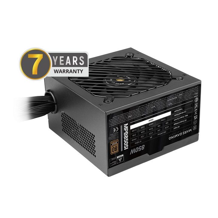 Mars Gaming MPB850SI power supply unit 850 W 24-pin ATX ATX Black