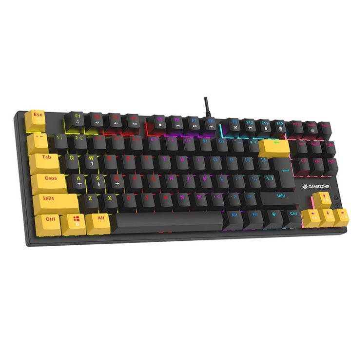 Tracer HORNET 87 keyboard Mouse included Gaming USB QWERTY English Black Yellow