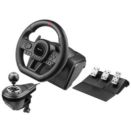 Tracer SimRacer Manual Gearbox 6in1 Black Steering wheel + pedals + shifter Analogue Nintendo Switch PC PlayStation 4 Playstatio