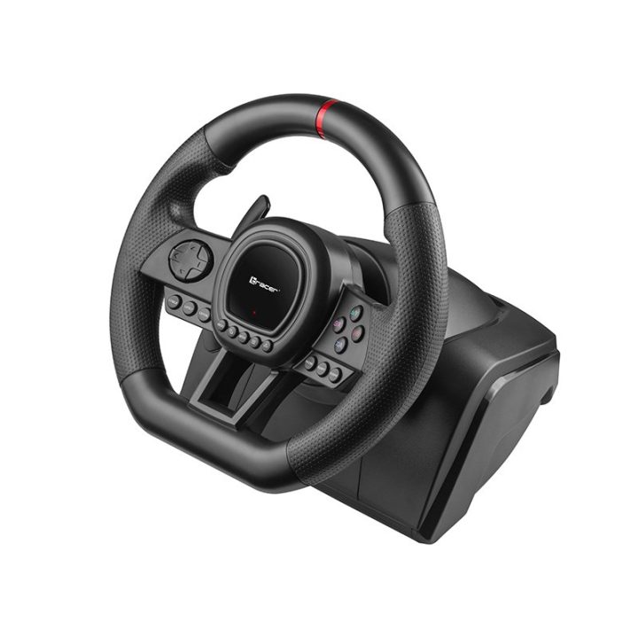 Tracer SimRacer Manual Gearbox 6in1 Black Steering wheel + pedals + shifter Analogue Nintendo Switch PC PlayStation 4 Playstatio