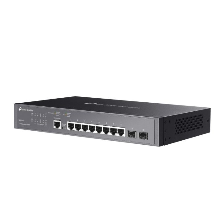 TP-LINK TL-SG3210 Managed L2 Gigabit Ethernet (10/100/1000) Power over Ethernet (PoE) Black
