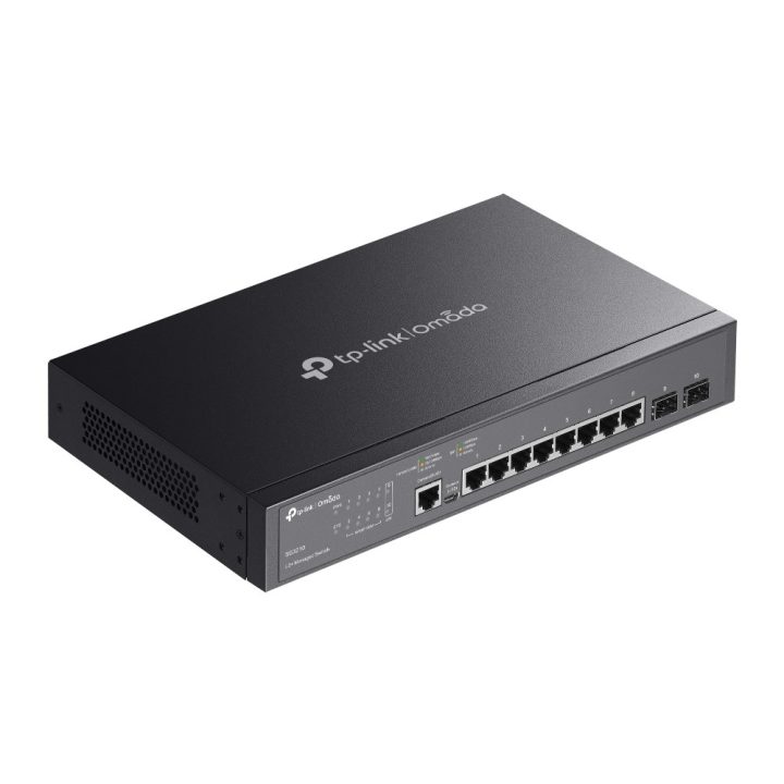 TP-LINK TL-SG3210 Managed L2 Gigabit Ethernet (10/100/1000) Power over Ethernet (PoE) Black