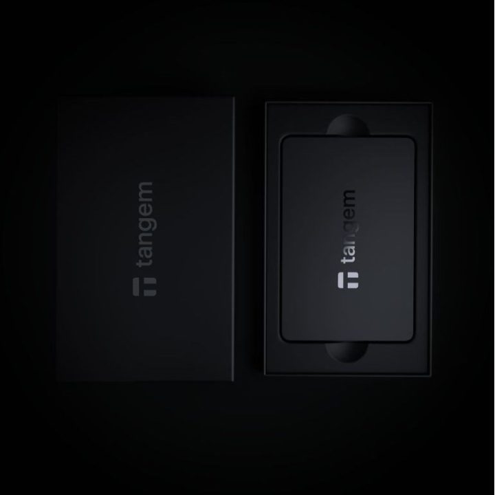 Tangem Wallet cryptocurrency wallet - 3 cards