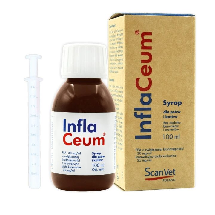 SCANVET InflaCeum - supplements for dogs and cats - 100ml