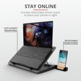 Trust GXT 1125 Quno Notebook stand Black 43.2 cm (17 )