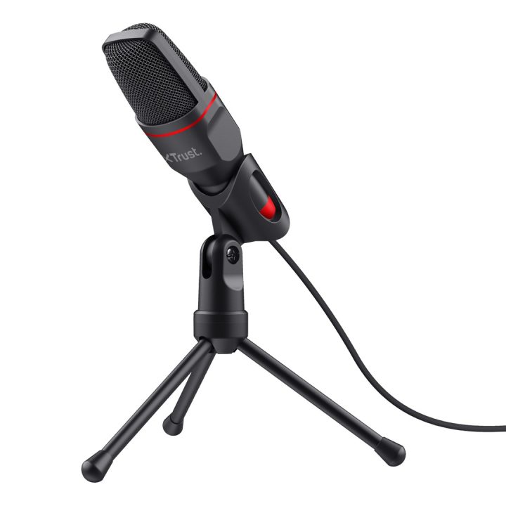 Trust GXT 212 Black Red PC microphone