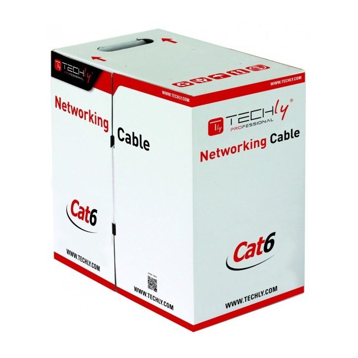 Techly ITP6-305-BL networking cable Blue 305 m Cat6 U/UTP (UTP)