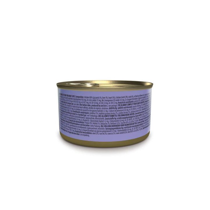 SCHESIR After Dark Chicken fillet with duck in broth - wet cat food - 80g