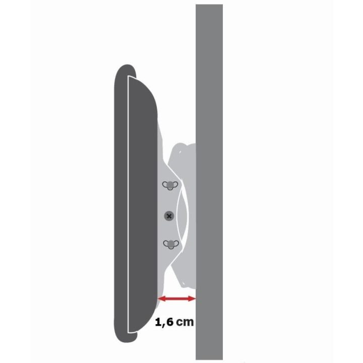 Techly Wall Mount for LED LCD TV 42-80 Ultra Slim Fixed H600mm ICA-PLB 860