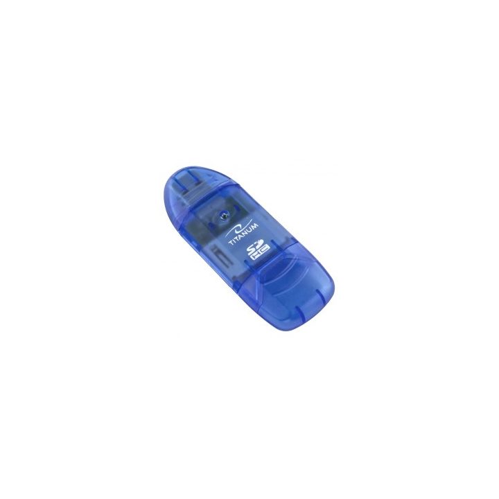 TITANUM TA101B card reader Blue USB 2.0
