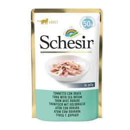 SCHESIR in jelly Tuna with sea bream - wet cat food - 50 g