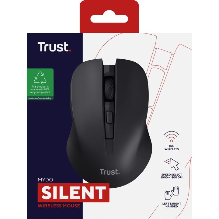 Trust Mydo mouse Office Ambidextrous RF Wireless Optical 1800 DPI