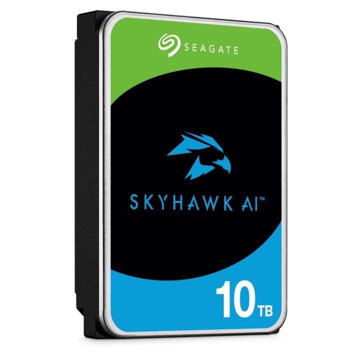 Seagate SkyHawk AI internal hard drive 10 TB 7200 RPM 256 MB 3.5 Serial ATA III (ST10000VE001)