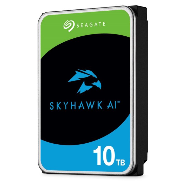 Seagate SkyHawk AI internal hard drive 10 TB 7200 RPM 256 MB 3.5 Serial ATA III (ST10000VE001)