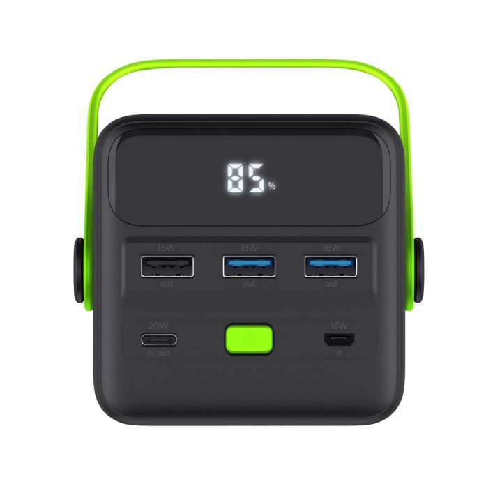 Trust Redoh XXL - 50 000 mAh power bank (black green)