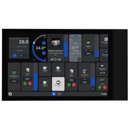 Shelly Display XL Wi-Fi Bluetooth Smart Home Control Panel Black