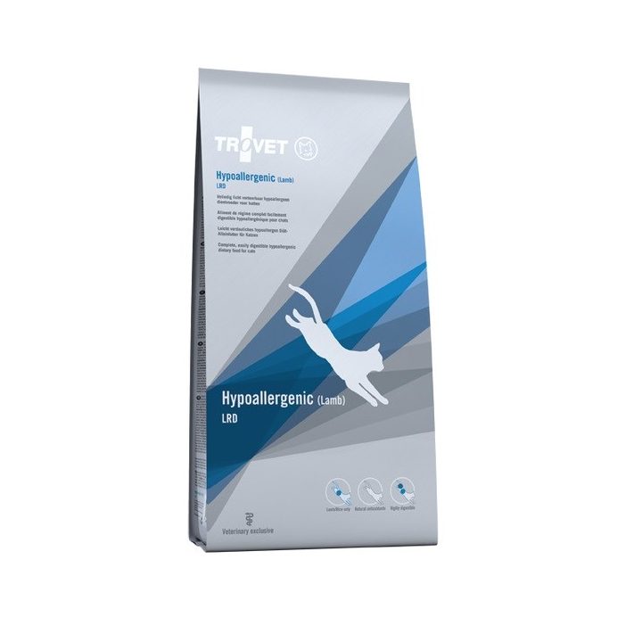 TROVET Hypoallergenic LRD with lamb - dry cat food - 2 5kg