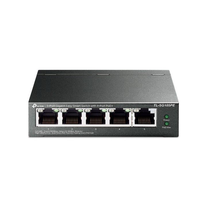 TP-Link 5-Port Gigabit Easy Smart PoE Switch with 4-Port PoE+