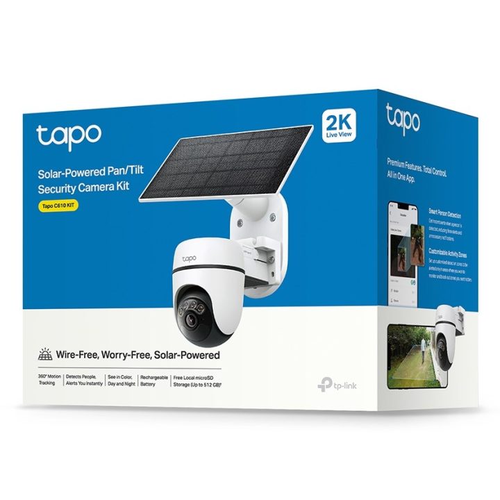 TP-Link Tapo Solar-Powered Pan/Tilt Security Camera Kit