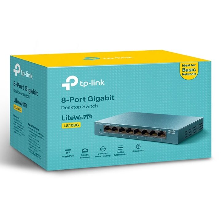 TP-Link 8-Port 10/100/1000Mbps Desktop Network Switch