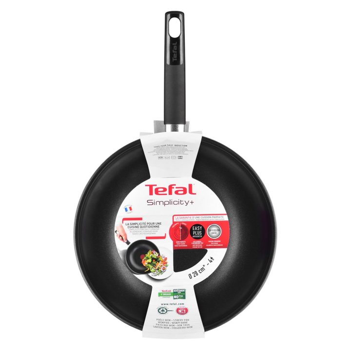 TEFAL Simplicity 28cm wok frying pan B5821902
