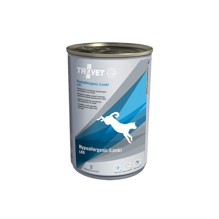 TROVET Hypoallergenic LRD with lamb - Wet dog food - 400 g