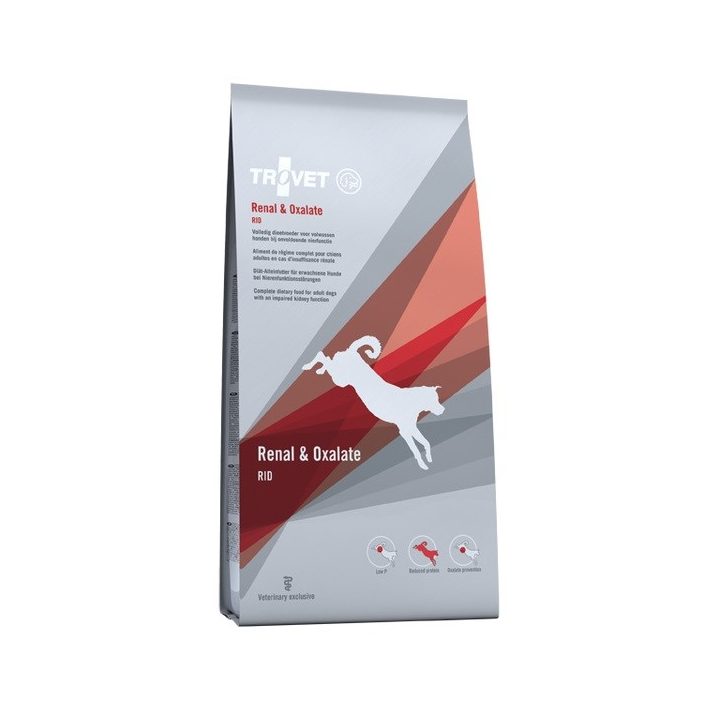 TROVET Renal & Oxalate RID - dry dog food - 3kg