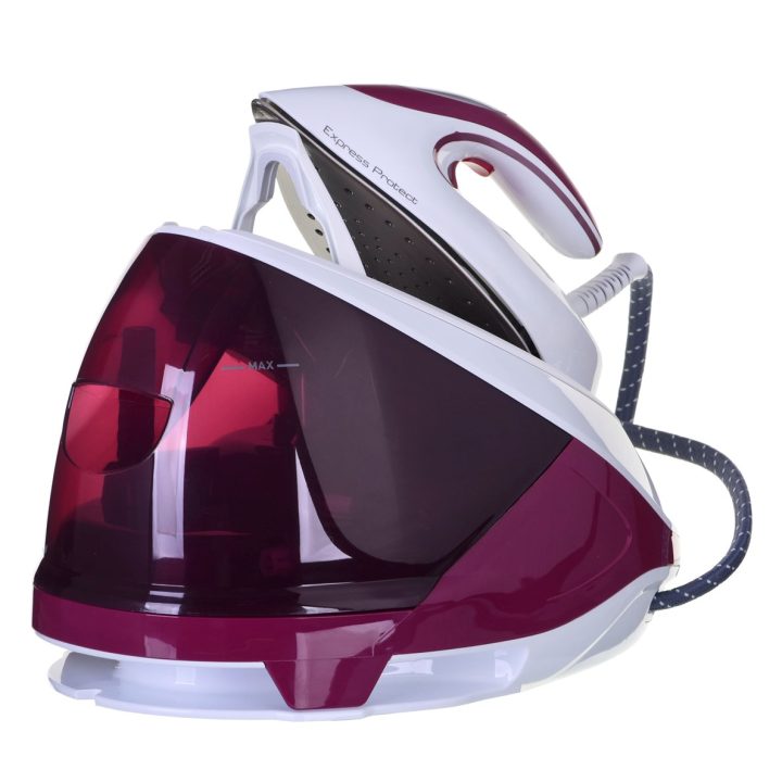 Tefal Express Protect SV9201E0 steam ironing station 2800 W 1.8 L Durilium AirGlide Autoclean soleplate Purple White