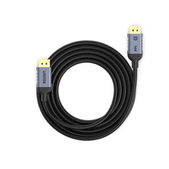 UNITEK C1626GY01-2M DisplayPort 2.1 Black