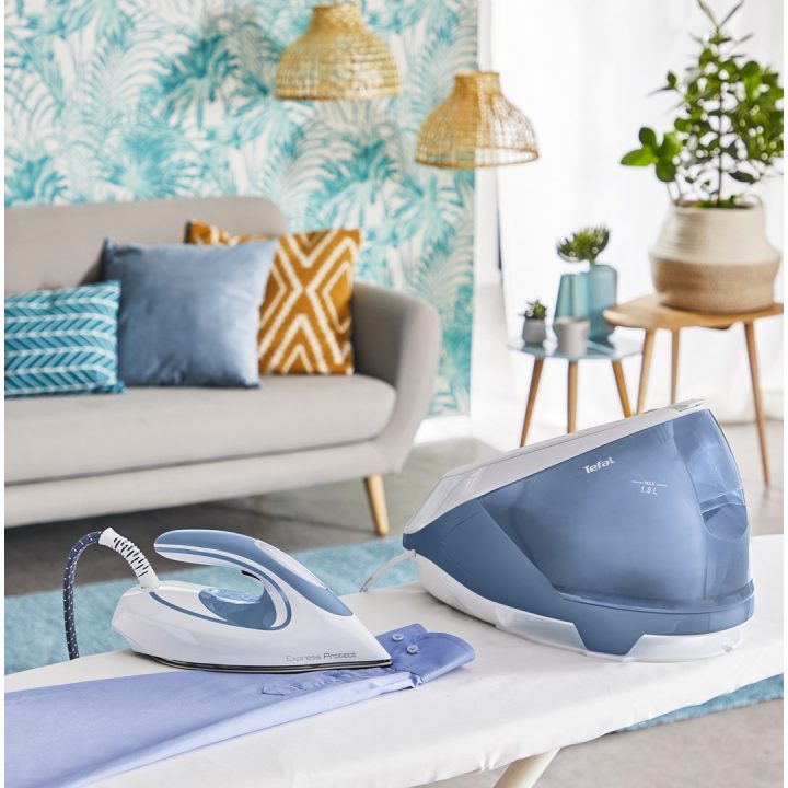 Tefal Express Protect SV9202 2800 W 1.8 L Durilium AirGlide Autoclean soleplate White Blue