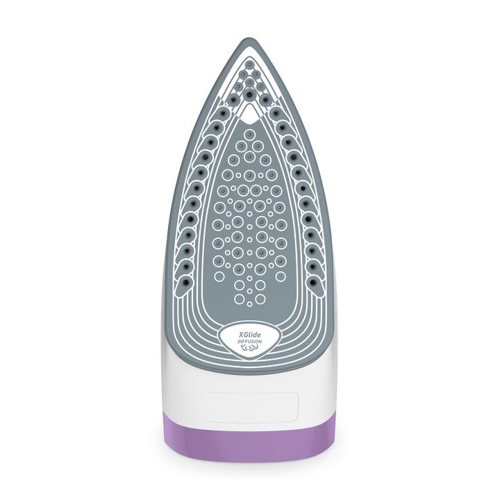Tefal FV2836 Dry & Steam iron Ceramic soleplate 2400 W Purple White