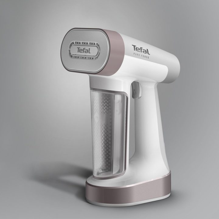 Tefal Pure Force DT8765E0 garment steamer Handheld garment steamer 0.18 L 1800 W Black Cinnamon colour