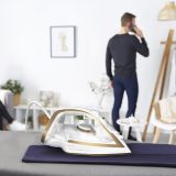 Tefal Puregliss FV8042 Dry & Steam iron Durilium AirGlide Autoclean soleplate 3000 W Bronze White