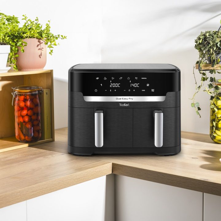 Tefal Easy Fry Dual XXL EY9428E0 fryer Double 11 L Stand-alone 2020 W Hot air fryer Black