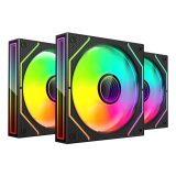 Mars Gaming MF3DPROKIT computer cooling system Computer case Fan 12 cm Black