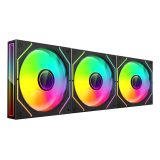 Mars Gaming MF3DPROKIT computer cooling system Computer case Fan 12 cm Black