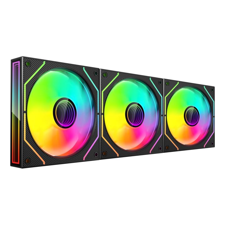Mars Gaming MF3DPROKIT computer cooling system Computer case Fan 12 cm Black