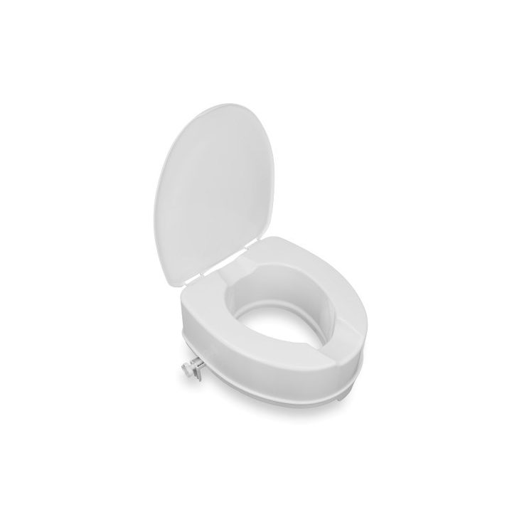 Raising toilet seat with flap 225 kg KING