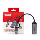 Video grabber Unitek USB-C/A 4K HDMI 1.4b