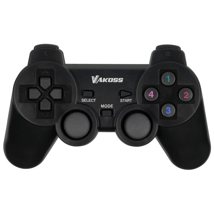 Vakoss GP-4705BK Gaming Controller Black RF Gamepad Analogue / Digital PC Playstation 3
