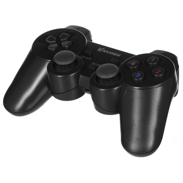 Vakoss GP-4705BK Gaming Controller Black RF Gamepad Analogue / Digital PC Playstation 3