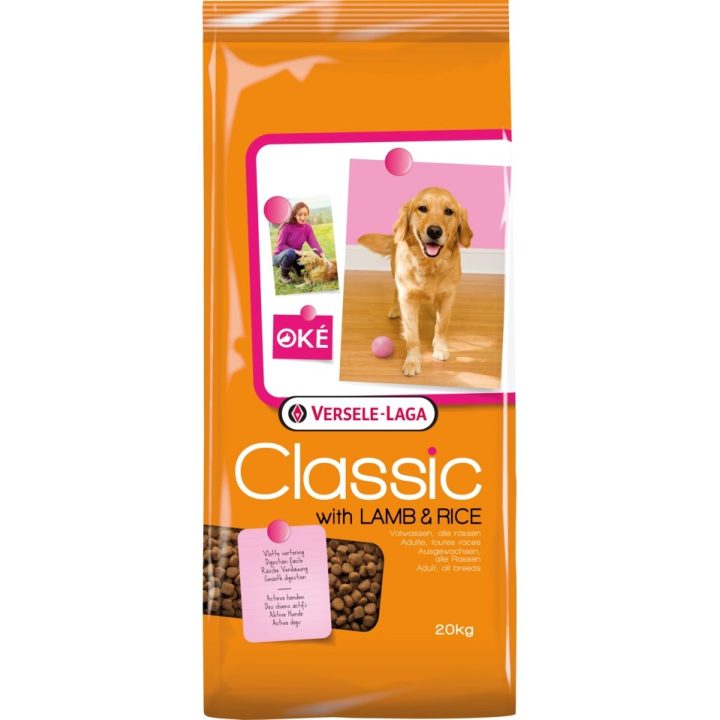 VERSELE-LAGA Classic Lamb & Rice - dry dog food - 20 kg
