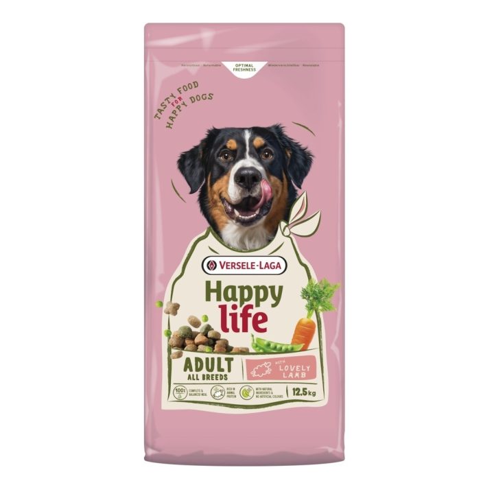VERSELE-LAGA Happy life Lamb - dry dog food - 12 5kg