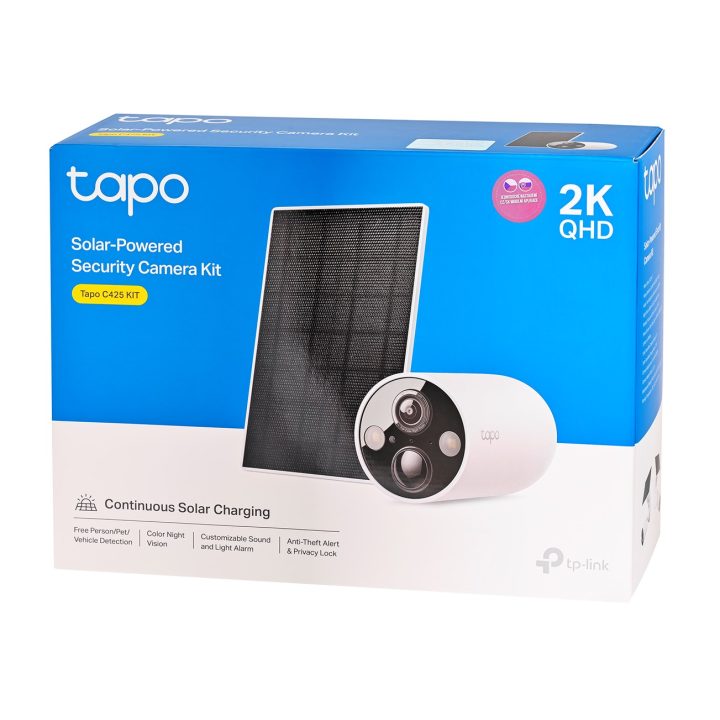 TP-Link Tapo Solar-Powered Security Camera Kit 1 × C425 1 × A201