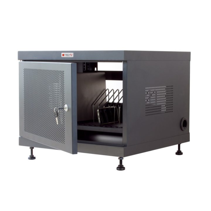 Techly Professional Charging Cabinet 14 Tablets and Smartphones
