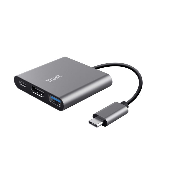 Trust Dalyx USB 3.2 Gen 1 (3.1 Gen 1) Type-C Aluminium Black