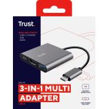 Trust Dalyx USB 3.2 Gen 1 (3.1 Gen 1) Type-C Aluminium Black